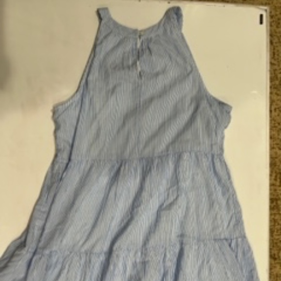 Old Navy Dress - Size L - Blue and White Stripes - Picture 4 of 4